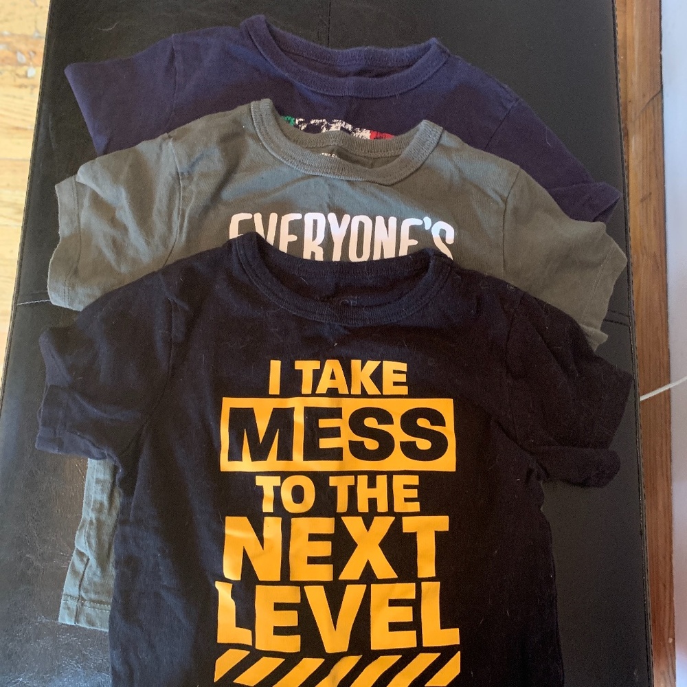 Boys 3 pack bundle. T-Shirts 18-24 months